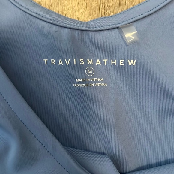 Travis Mathew Light Blue Tie-Dye Athletic Shorts - Picture 5 of 5